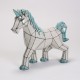 Ceramic Bisque Faceted Unicorn Ceramic Bisque Faceted Unicorn
